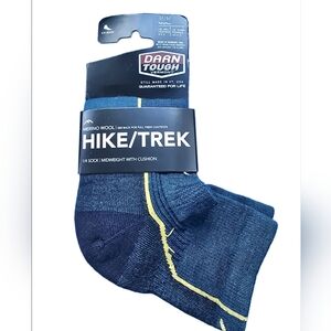 Darn Tough Men's Hiker Quarter Midweight Hiking Socks Teal - M